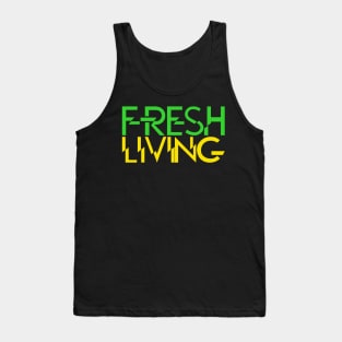 Fresh living-green/yellow Tank Top